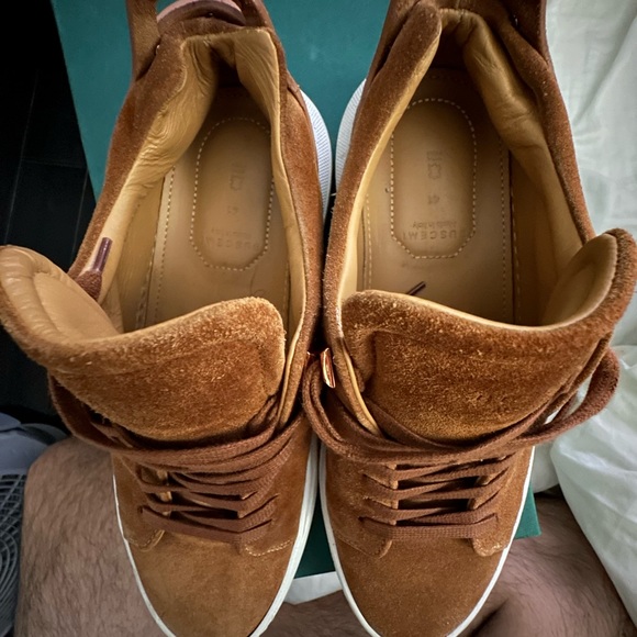 BUSCEMI uno low suede brown sneaker size 41 (8) - Picture 4 of 6